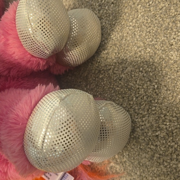 Crystal Aurora World Plush Pink Unicorn Toy 12" - Picture 6 of 7